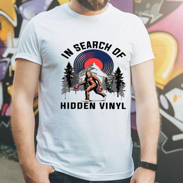 Bigfoot In Search Of Hidden Vinyl Shirt