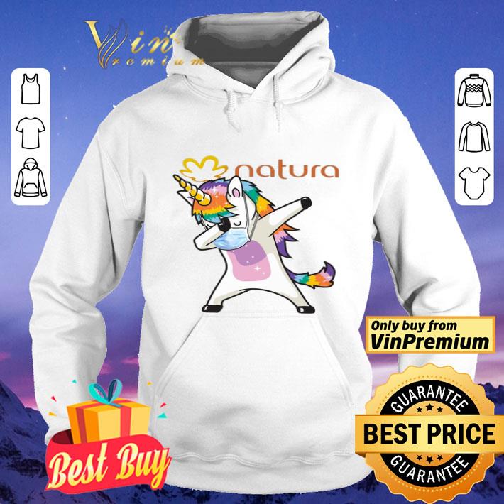 Dabbing Unicorn Face Mask Natura shirt