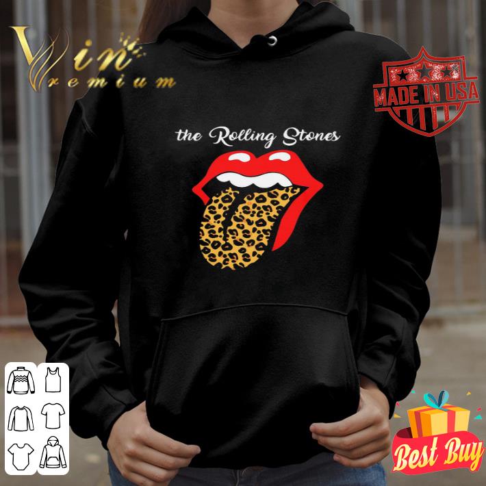 The Rolling Stones Logo Leopard shirt
