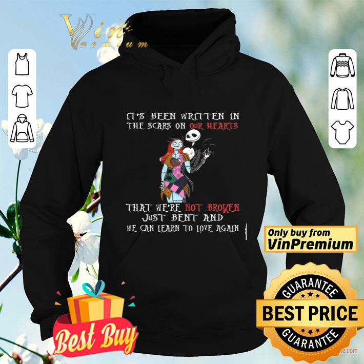 Jack And Sally Skellington It's Been Written In The Scars On Our Hearts shirt 461a90c9 jack and sally skellington it s been written in the scars on our hearts shirt 4 - Jack And Sally Skellington It's Been Written In The Scars On Our Hearts shirt
