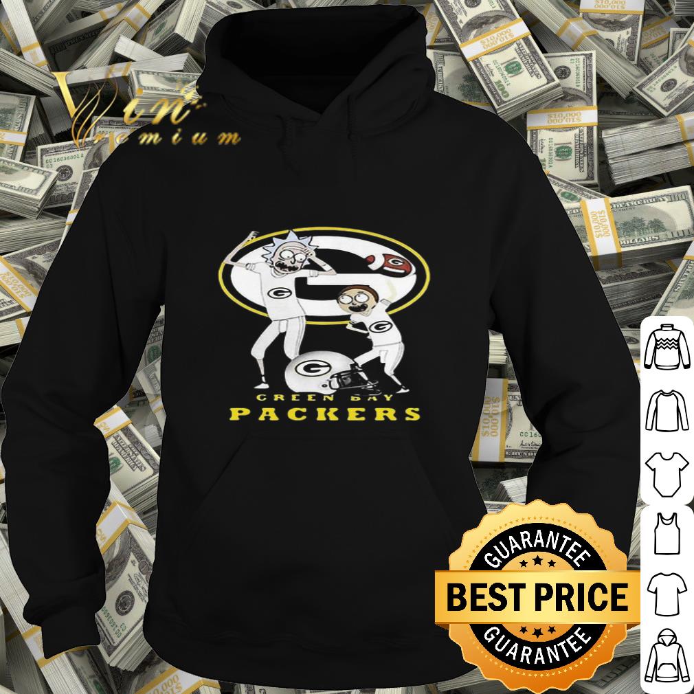 Rick And Morty mashup Green Bay Packers Logo shirt