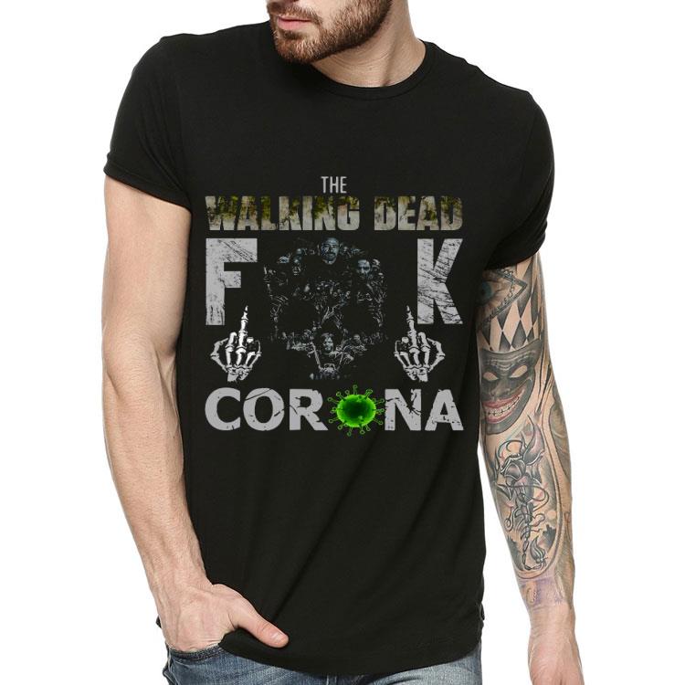 47f1daf9 the walking dead fuck corona shirt 4 - The Walking Dead Fuck Corona Shirt