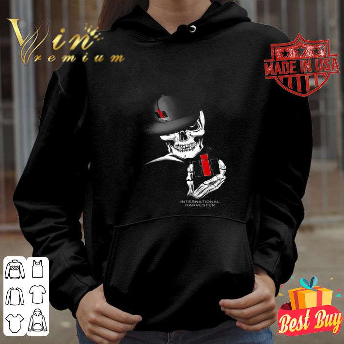 Skeleton Skull International Harvester Logo shirt
