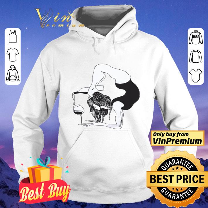 Yoga Girl And Wine shirt