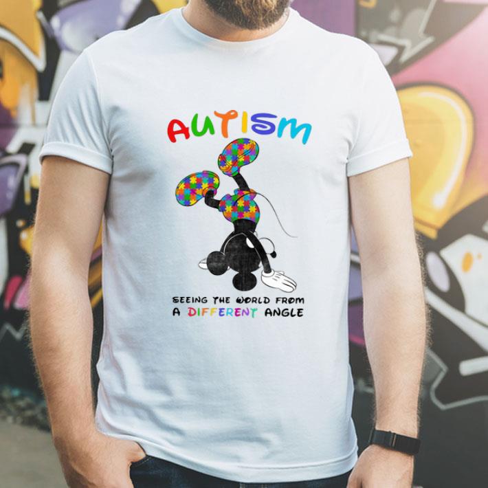Mickey Mouse Autism Seeing The World From A Different Angle shirt