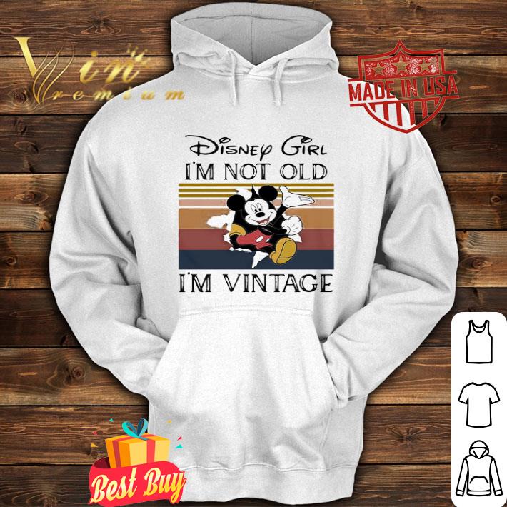 Disney girl i’m not old i’m vintage retro shirt
