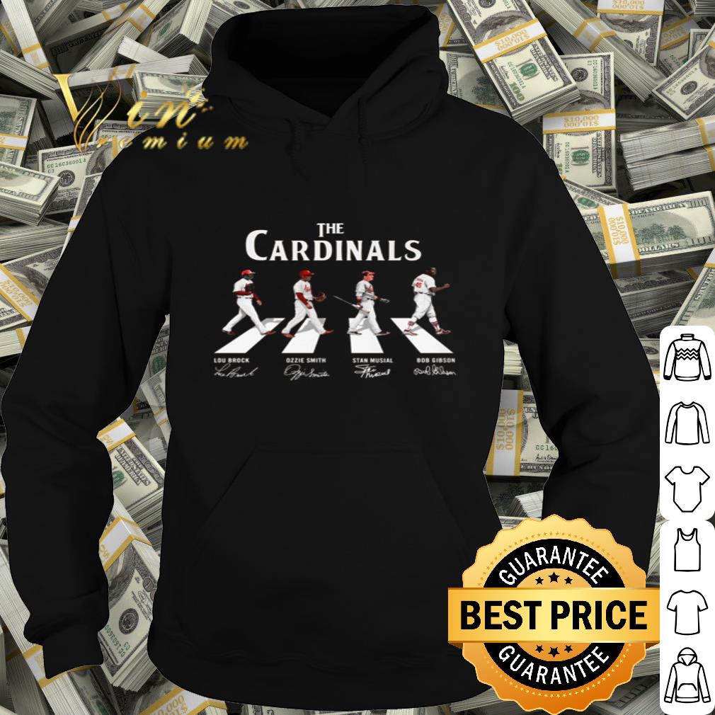 The St. Louis Cardinals Abbey Road team players signatures shirt