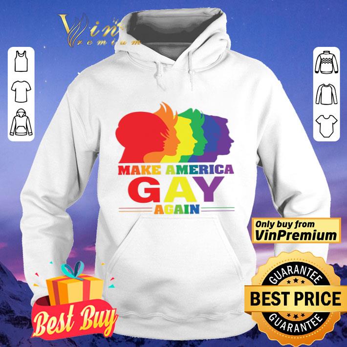 Lgbt Make America Gay Again Pride Raibow shirt