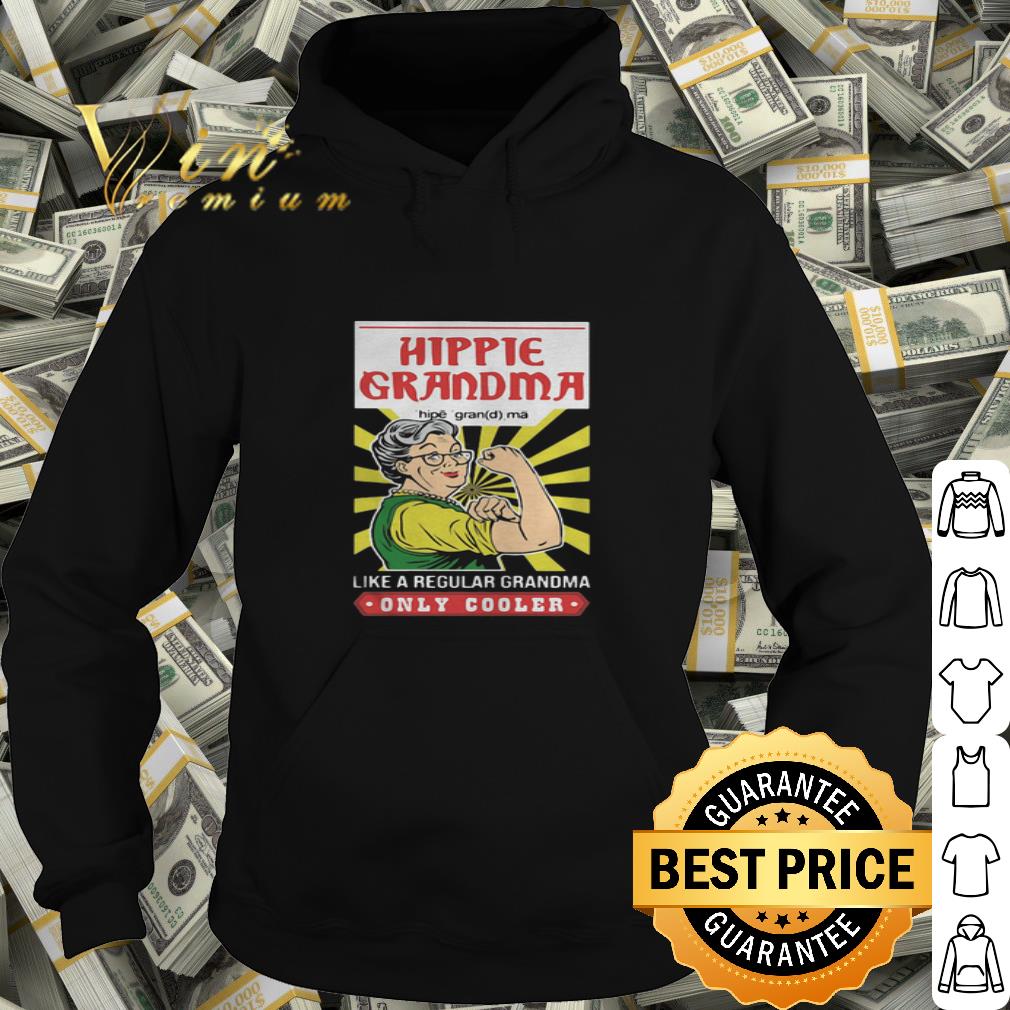 Hippie grandma like a regular grandma only cooler light shirt