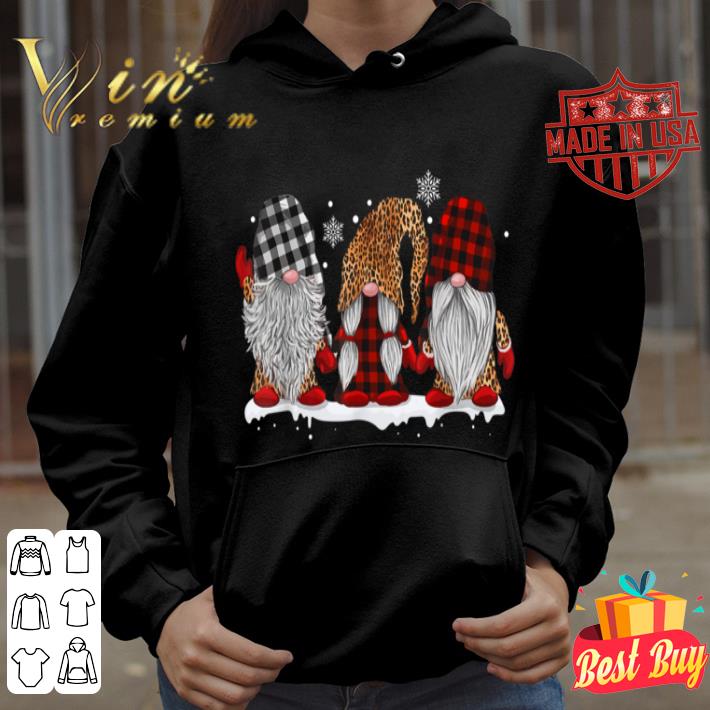 Three Gnomes In Leopard Printed Buffalo Plaid Christmas Gift shirt 511a3411 three gnomes in leopard printed buffalo plaid christmas gift shirt 4 - Three Gnomes In Leopard Printed Buffalo Plaid Christmas Gift shirt