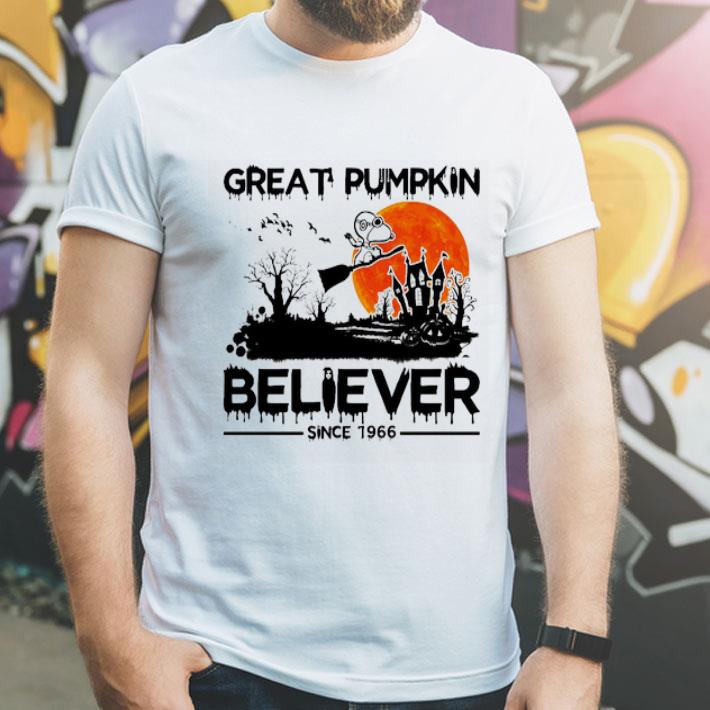 Snoopy Great Pumpkin Believer Since 1966 Halloween shirt