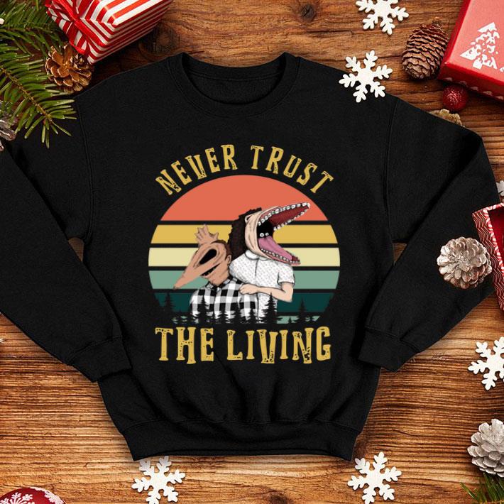 Beetlejuice Never Trust The Living Vintage shirt