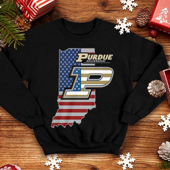 Purdue Boilermakers American Flag shirt