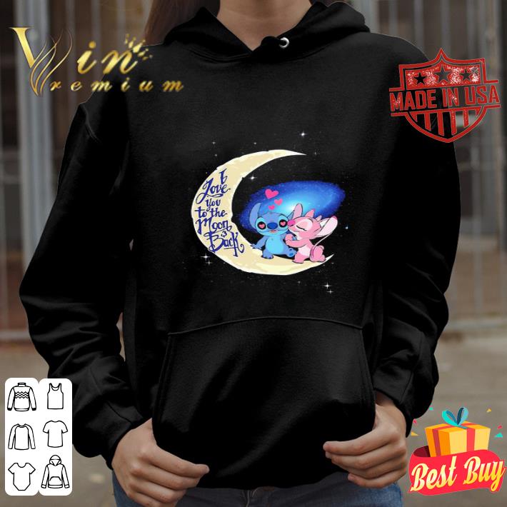 Stitch And Angel I Love You To The Moon And Back Disney shirt