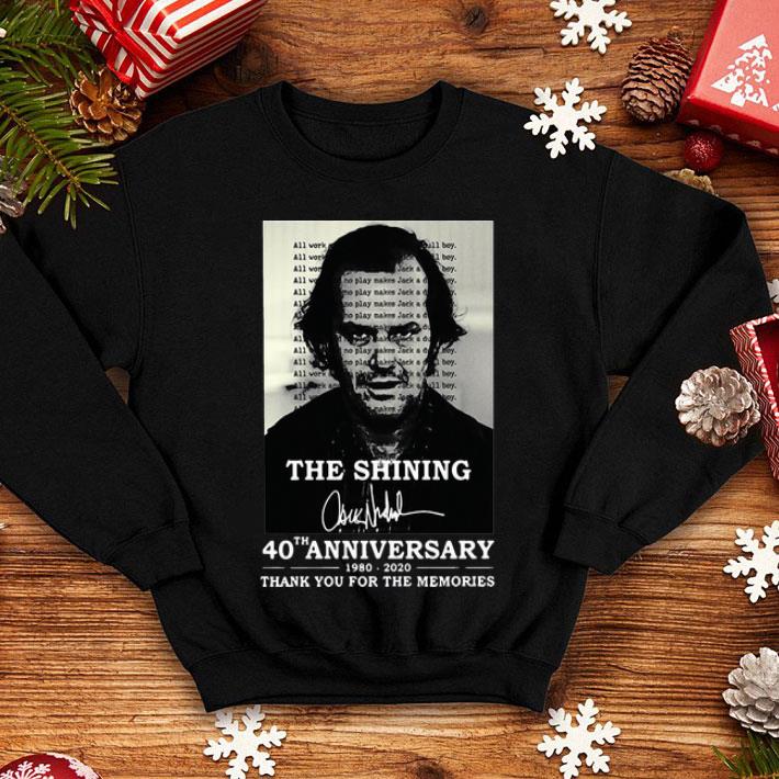 5f79bf5e yoda the shining 40th anniversary thank you for the memories signature shirt 4 - Yoda The Shining 40th Anniversary Thank You For The Memories Signature shirt
