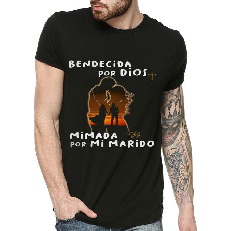 Bendecida Por Dios Mimada Por Mi Marido Shirt