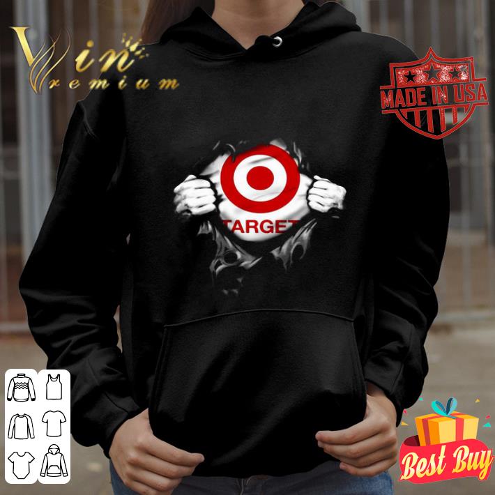 Blood insides target logo shirt