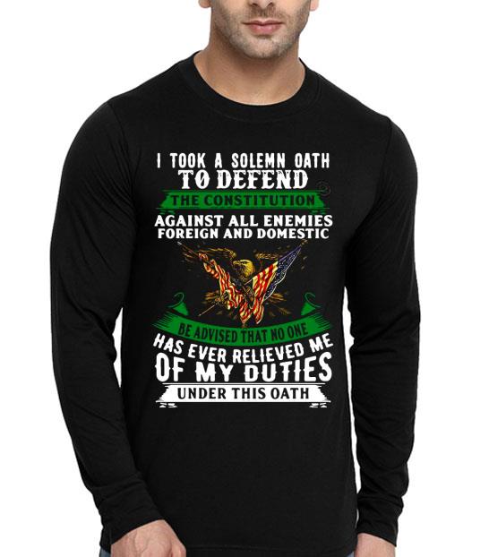 63bb68fd 4th july 1985 i took a solemn oath to defend the constitution of my duties under this oath shirt 4 - 4th July 1985 I Took A Solemn Oath To Defend The Constitution Of My Duties Under This Oath Shirt