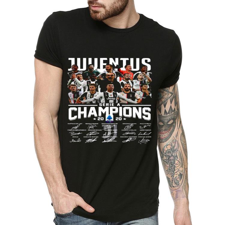 64d1dbcf juventus serie a champions 2020 signatures shirt 4 - Juventus Serie A Champions 2020 signatures Shirt
