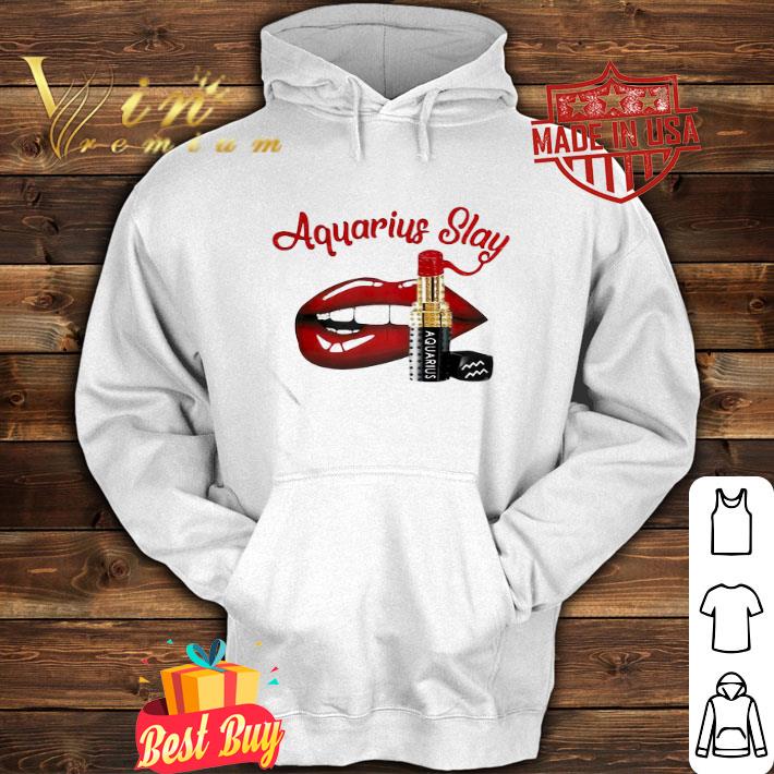 Lips Aquarius Slay Lipstick shirt