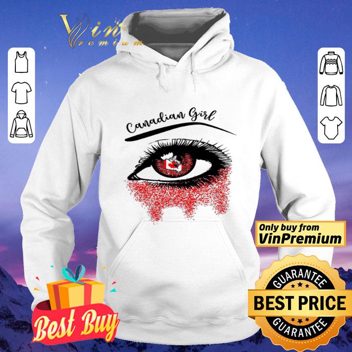Canadian Girl Eyes Canada Flag shirt