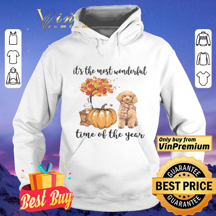 68a07521 fall pumpkin it s the most wonderful time of the year poodle shirt 4 - Fall Pumpkin It’s The Most Wonderful Time Of The Year Poodle shirt