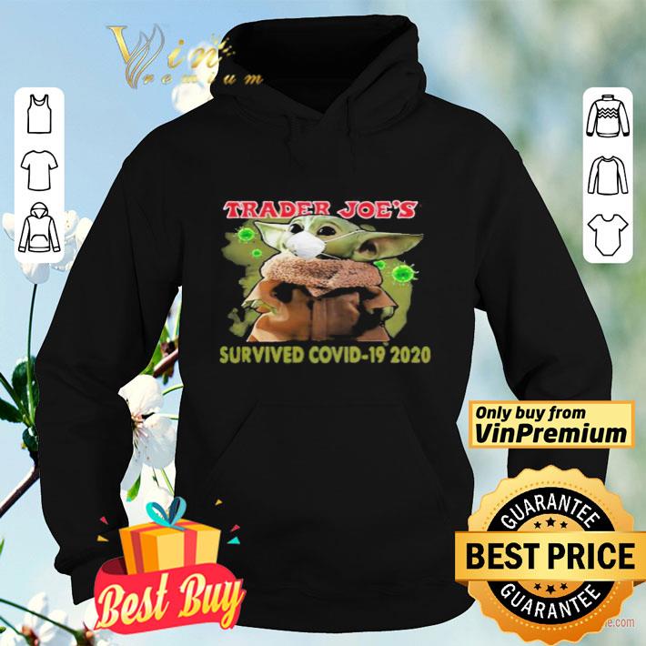6beda948 funny star wars baby yoda mask trader joes survived covid19 2020 shirt 4 - Funny Star Wars Baby Yoda Mask Trader Joes Survived Covid19 2020 shirt