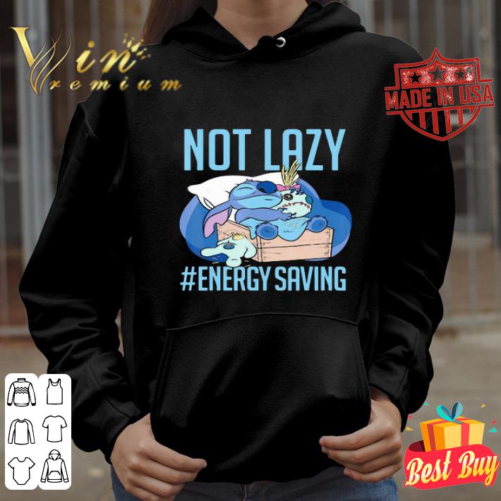 Stitch Not Lazy Energy Saving Disney shirt