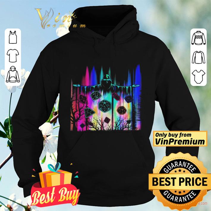 Polyhedron blocks the man in black color shirt