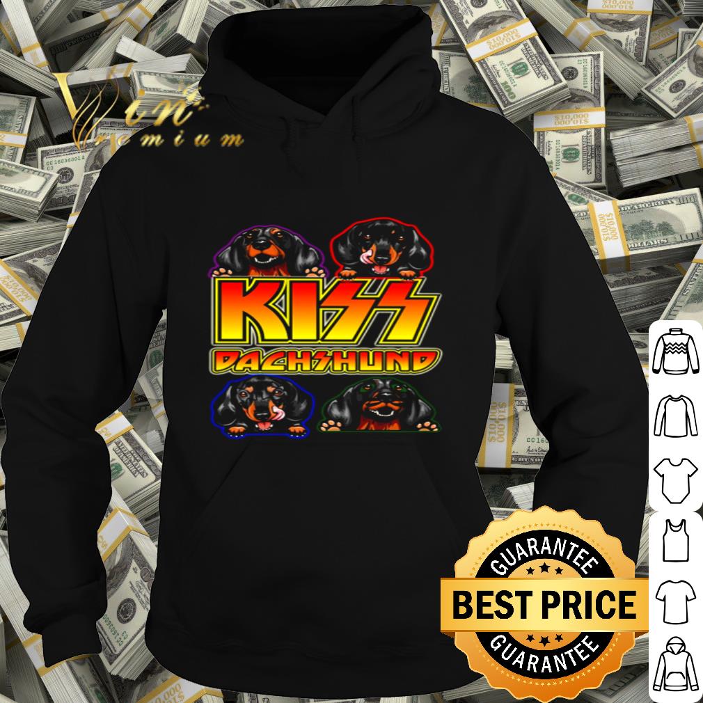 Kiss Dachshund Kiss band mashup dachshund shirt