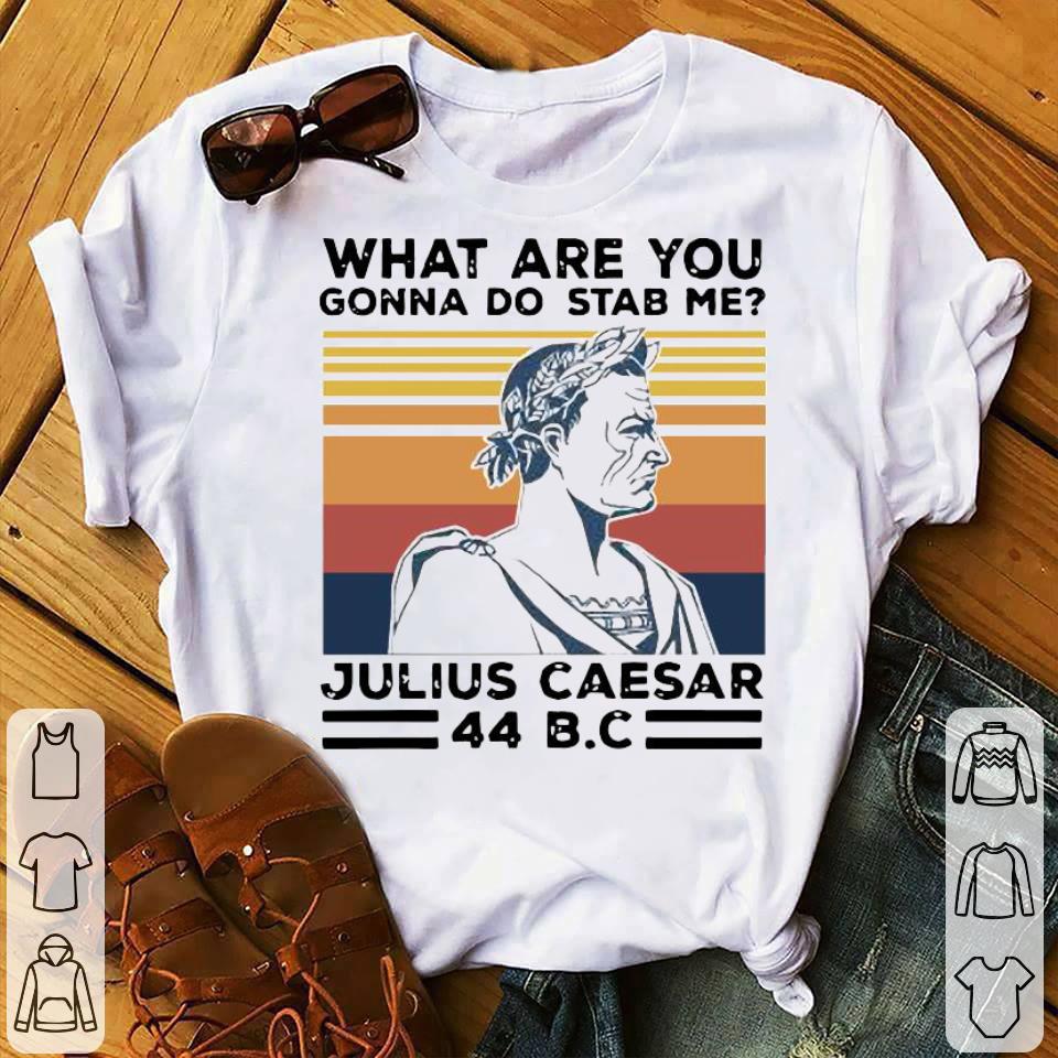 What Are You Gonna Do Stab Me Julius Caesar 44 Bc Vintage Shirt