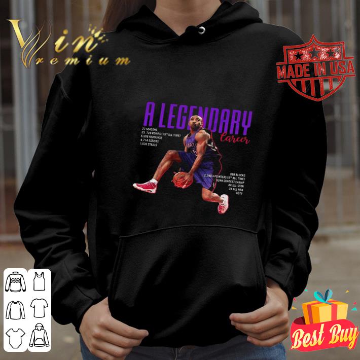 A Legendary Carter 22 Seasons No. 15 Toronto Basketball Legend shirt