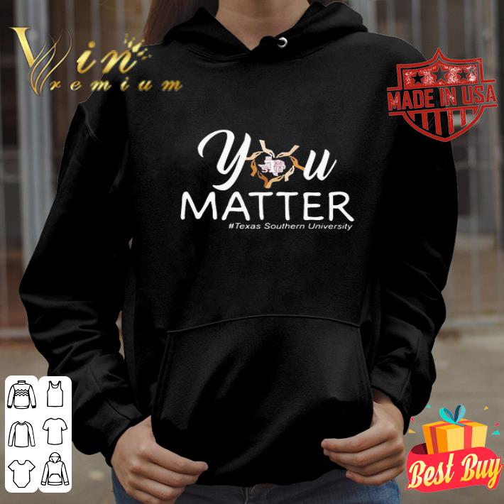 You matter texas state university heart black lives matters shirt