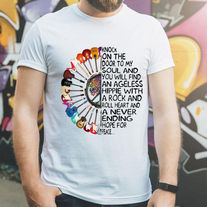 Hippie Guitar Knock On The Door To My Soul Guitar Lovers shirt 12 Hippie Guitar Knock On The Door To My Soul Guitar Lovers shirt