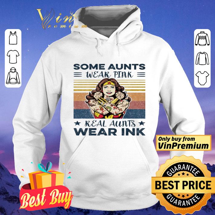 732e9967 wonder woman some aunts wear pink real aunts wear ink vintage shirt 4 - Wonder Woman some Aunts wear pink real Aunts wear ink vintage shirt