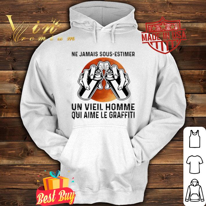 Ne jamais sous estimer un vieil homme qui aime le graffiti sunset shirt