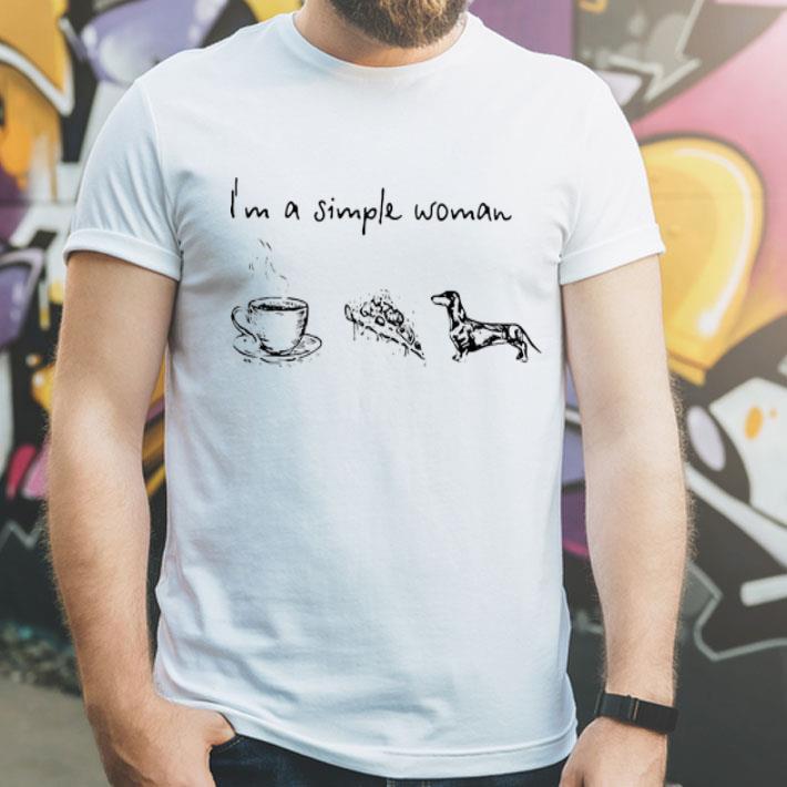 I’m A Simple Woman Coffee Pizza And Dachshund shirt 8 I’m A Simple Woman Coffee Pizza And Dachshund shirt