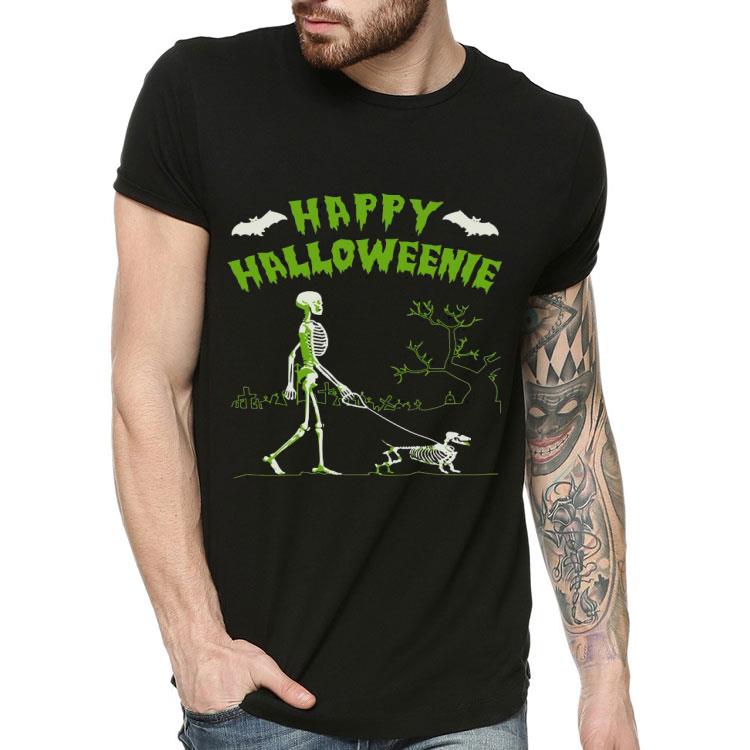 Skeleton Happy Halloweenie Shirt 10 Skeleton Happy Halloweenie Shirt