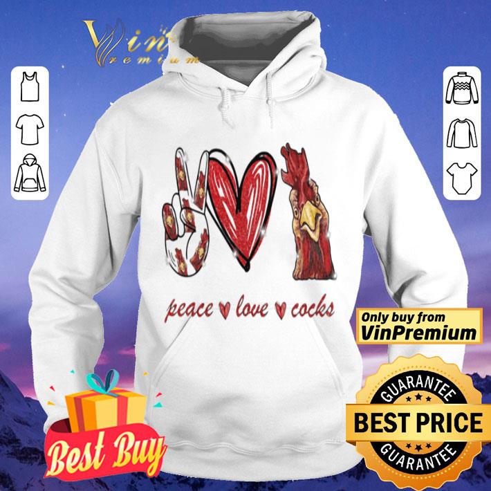 Peace love cocks diamond shirt