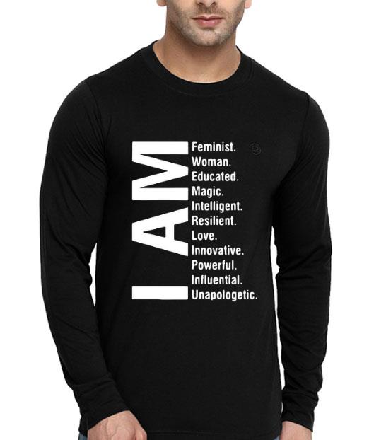 I Am Feminist Woman Educated Magic Intelligent Shirt 7c1af0ab i am feminist woman educated magic intelligent shirt 4 - I Am Feminist Woman Educated Magic Intelligent Shirt