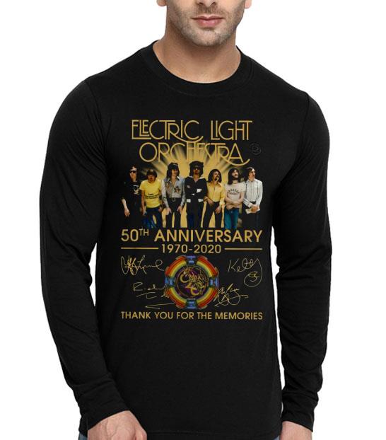 7d7ccf62 electric light orchestra 50th anniversary 1970 2020 thank you for the memories shirt 4 - Electric Light Orchestra 50th Anniversary 1970 2020 Thank You For The Memories Shirt