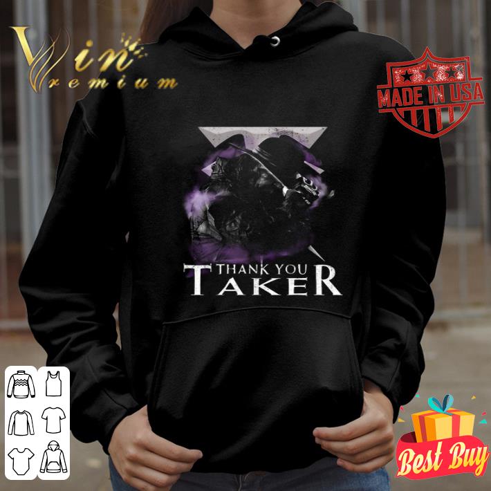 Undertaker Rob Schamberger Thank You Taker shirt