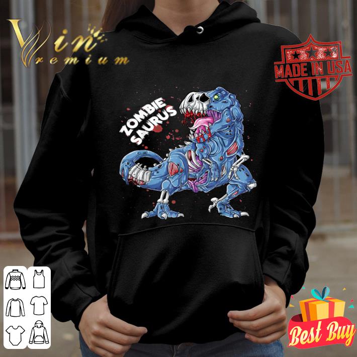 7ef342be zombie saurus halloween kids dinosaur t rex gifts shirt 4 - Zombie Saurus Halloween Kids Dinosaur T rex Gifts shirt