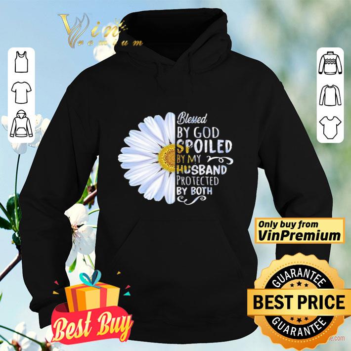 80c70583 daisy blessed by god spoiled by my husband protected by both shirt 4 - Daisy Blessed by God spoiled by my husband protected by both shirt