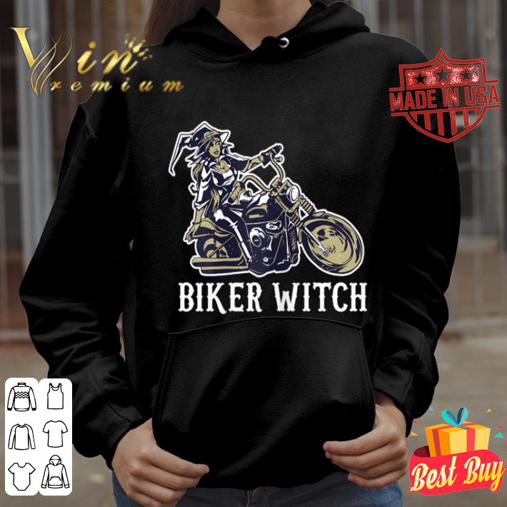 8242c721 womens halloween biker witch shirt 4 - Womens Halloween Biker Witch shirt