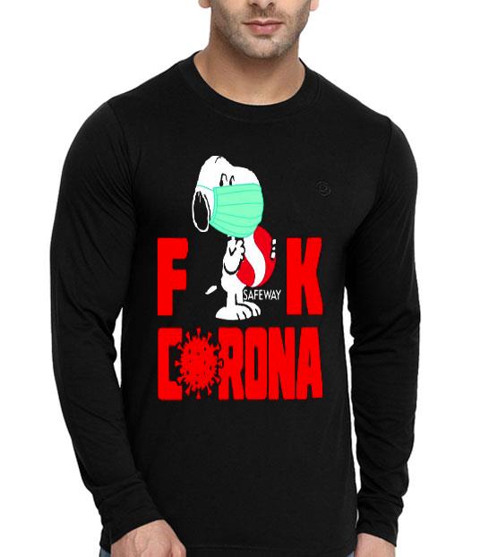 83984446 snoopy face mask hug safeway fuck coronavirus shirt 4 - Snoopy Face Mask Hug Safeway Fuck Coronavirus Shirt