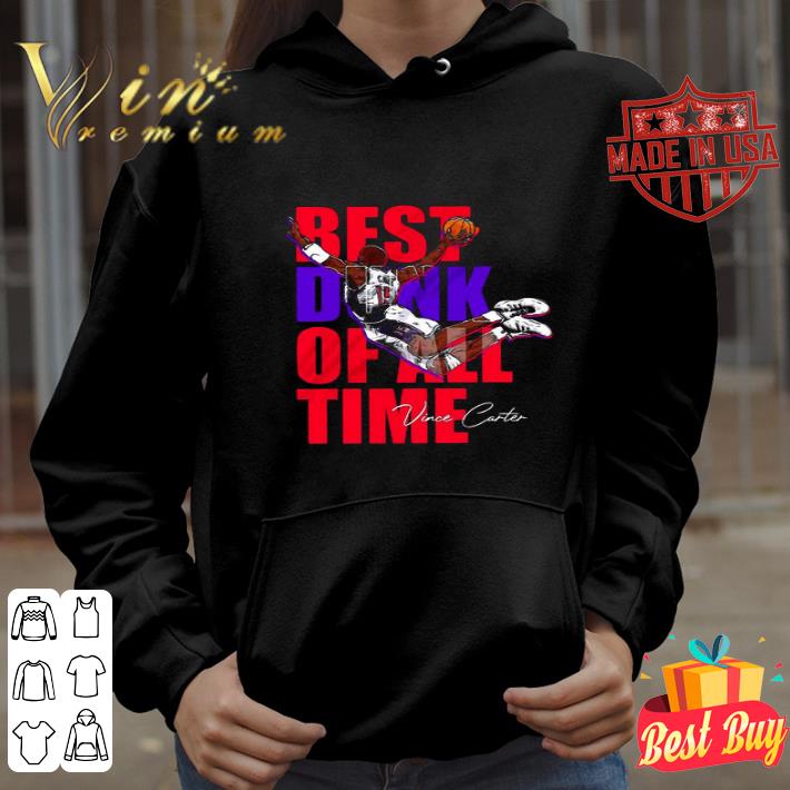 Vince Carter Best Dunk Of All Time Signature shirt