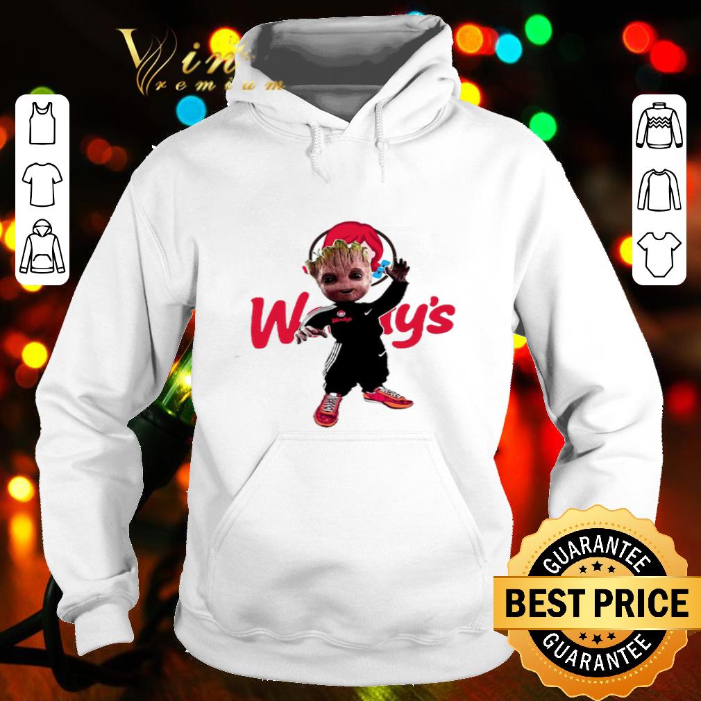 Baby Groot mashup Wendy’s Logo shirt