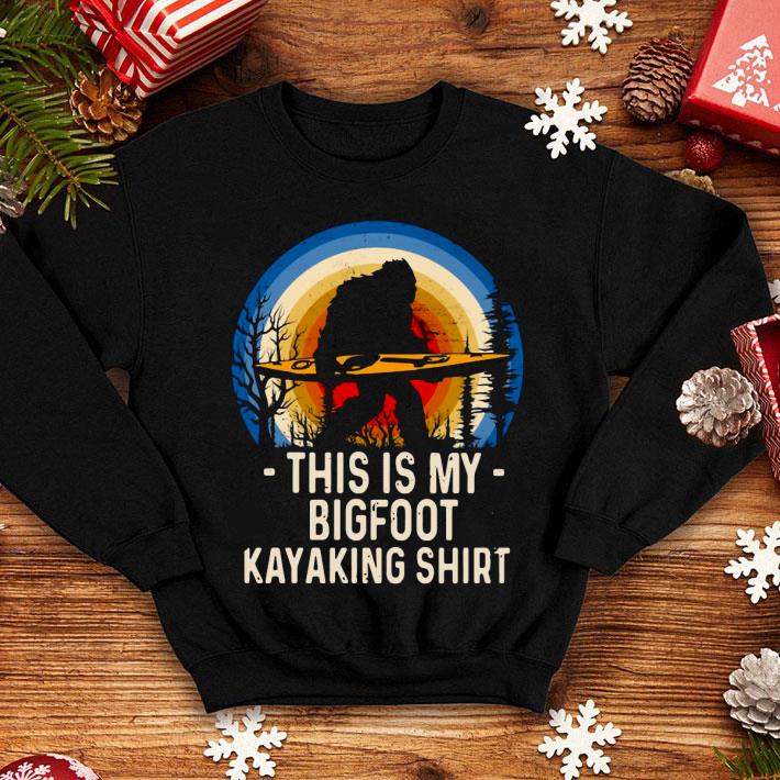Bigfoot This Is My Bigfoot Kayaking Shirt