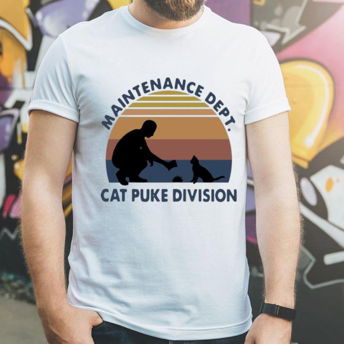 Vintage Maintenance Dept Cat Puke Division shirt 8 Vintage Maintenance Dept Cat Puke Division shirt